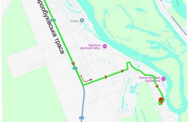 Без  Земельна ділянка біля річки Козинка, Обухівська траса, Козин., фото 3