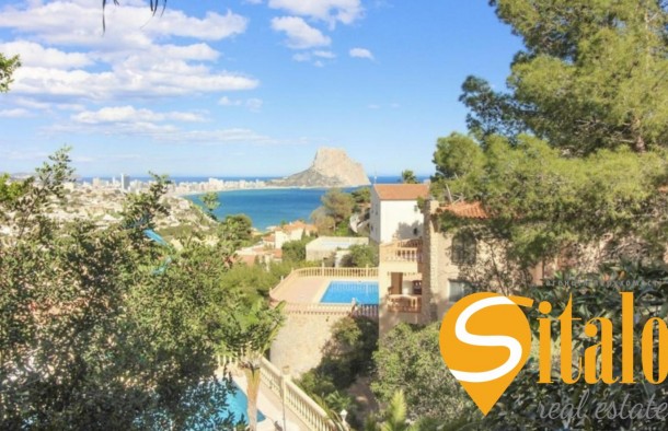 Вілла з басейном в Кальпе з неймовірними видами на море на гору Пеньйон де Іфач, фото 2