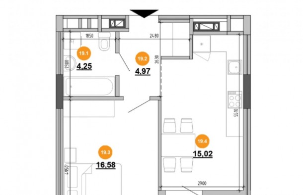 Продаж 1 кімнатна квартира по Б. Хмельницького,  Львів, фото 7