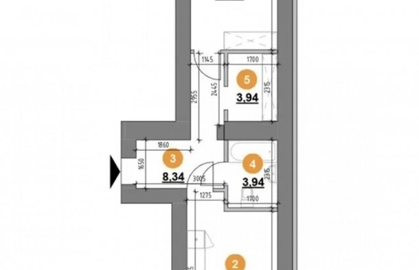 Комерційне приміщення ,вул. Залізнична ЖК Шенген, фото 8