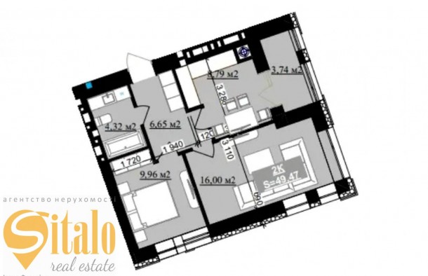 Продаж 2 кім квартири в ЖК Millennium, фото 7