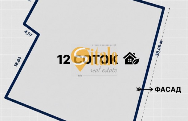 Ділянка 12 соток, ВітаПоштова, Одеська траса, Київ 10 хв без заторів, фото 1