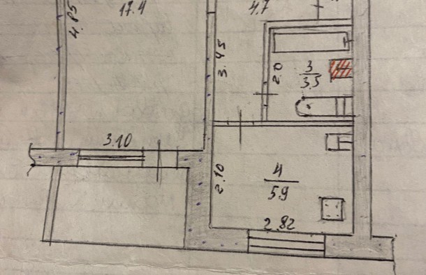 Продаж  1 кімнатної квартири на Бородинському мікрорайоні, фото 10