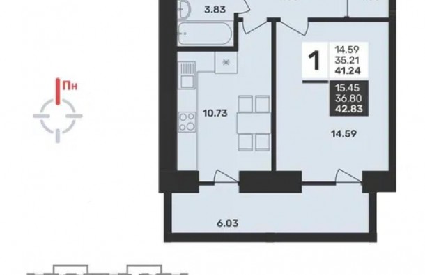 Продаж 1 кімнатна квартира в ЖК Сусіди,  Винники, фото 9