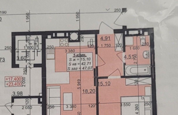 Продаж 1 кім квартири в новобудові біля озера, фото 24