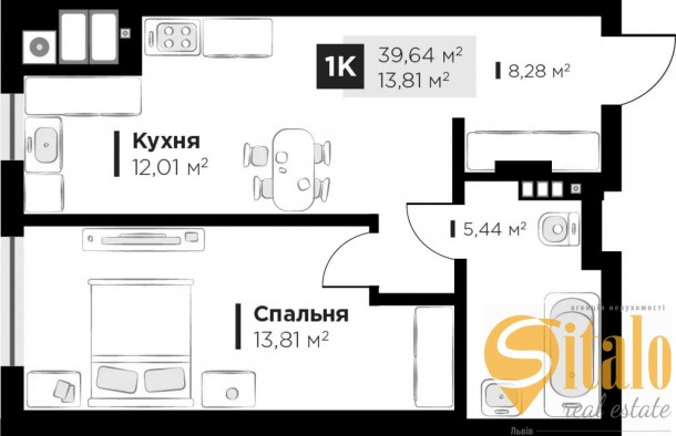 Продаж 1 кімнатна квартира у ЖК Feel House по вул Стрийська, Львів, фото 16