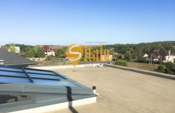 Будинок Hightech у Ходосівці вид на Планерну гору та тераса на даху, фото 8