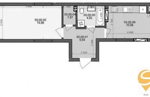Продається простора однокімнатна квартира площею 48 м² по вулиці Трускавецька, місто Львів, фото 11