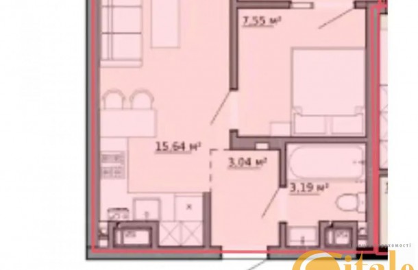 Продаж 1кімнатної квартири на вул. Пилипа Орлика , м Львів, в сучасному ЖК Family House Галжитлобуд, фото 2