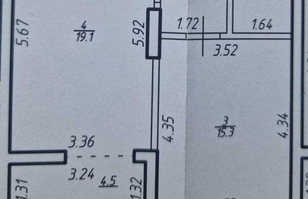 Продаж 1 кім.квартири ЖК Міленіум Еліт. Здана Озеро, фото 3