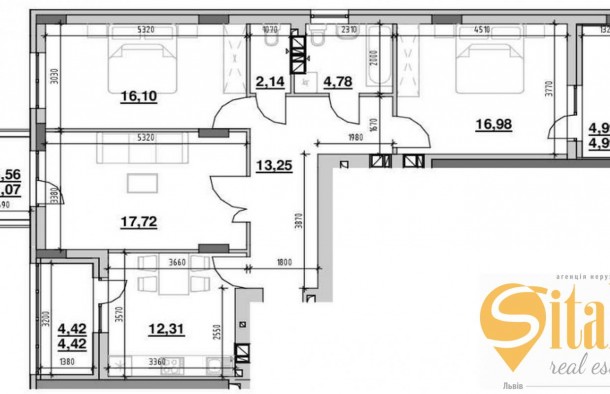 Продаж 3кімнатної квартири у сучасному ЖК Riel City, фото 15
