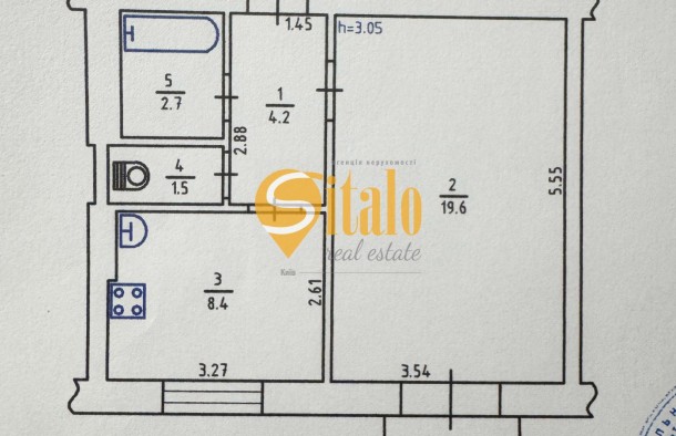 Сталінка 1к квартира 38 м кв. Бойчука Метро Звіринецька Видубичі, фото 2