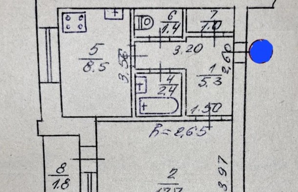 Продаж 1 кімнатна квартира вулиця Величковського, цегла, ремонт, фото 19