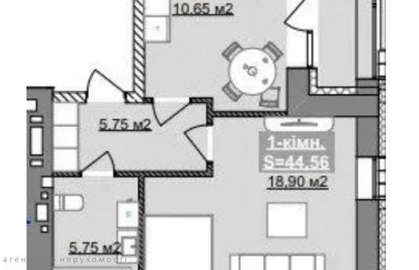 Продаж 1 кім квартири в центральній частині містарозтермінування, фото 8