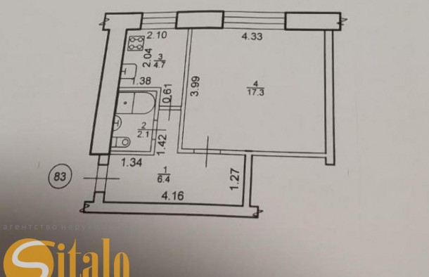 Продаж 1 квартира вул. Хоткевича,Франківськ., фото 17