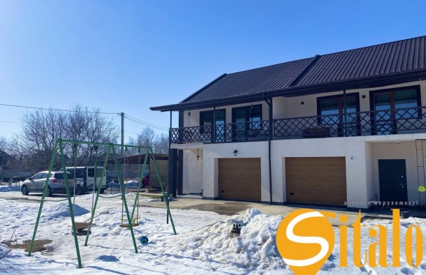 Будиноктаунхаус з підвалом та гаражем  біля лісу та озера в Креничах, фото 1