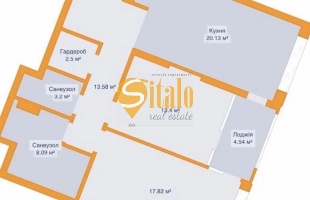 Продаж 2кім. квартири в ЖК GREAT, Дніпровська набережна, фото 6