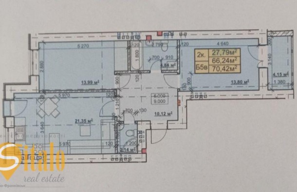 Продаж 2к. 70м2 Паркове містечко, фото 9