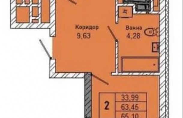2кімнатна квартира  на вул.  Миколайчука у місті Львів, фото 4