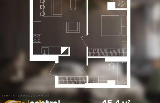 Продаж 1 кім квартири в новобудовіЦентр, фото 5