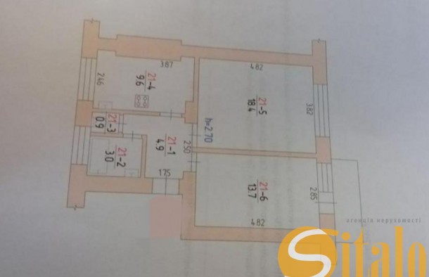 Продаж 2х квартири вул. Богдана Хмельницького., фото 17