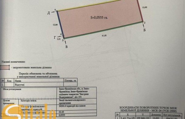 Продаж земельної діл. 5.5 сотих. Бистриця Надвірн., фото 4