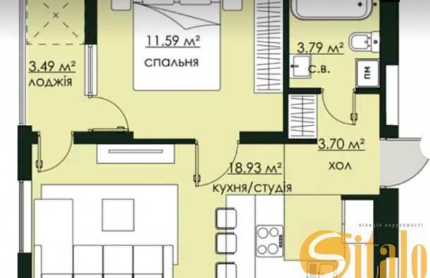 Продаж 1 кімнатна квартира по вул. Городницька,  Львів, фото 8