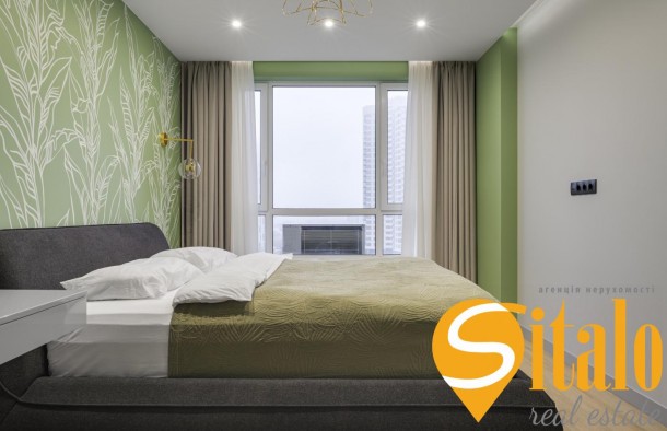 Двокімнатна квартира з ремонтом, ЖК Зарічний, лівий берег, поряд ЖК Славутич, вид на Дніпро, фото 2