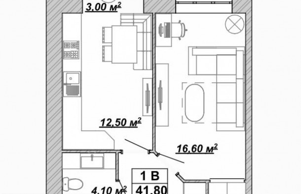 Продаж 1 кім квартири в новобудовіЖК Княгинин, фото 6