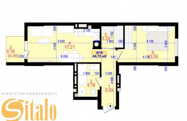 Продаж 1 кім квартири в центральній частині містаЖК Central park, фото 7