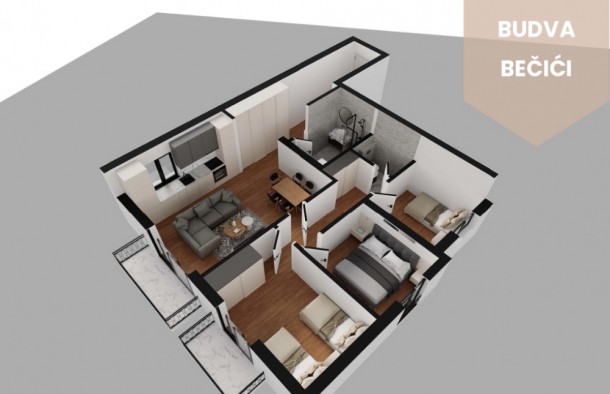 Продаж квартир в Чорногорії в Бечичі bc01487.cuc_s8921, фото 3