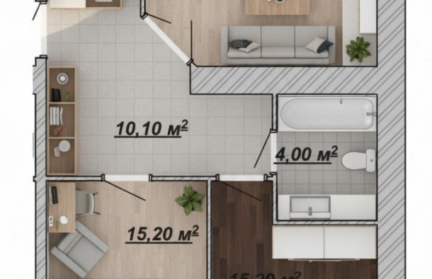 Продаж 2 кім квартириЖК Княгинин, фото 4