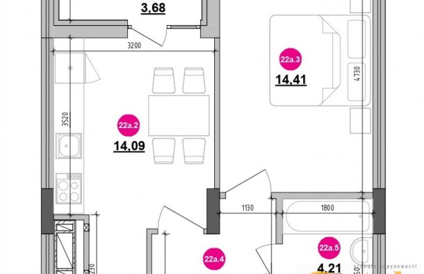 Продаж 1 кімнатна квартира в ЖК Вежа вул. Б. Хмельницького,  Львів, фото 18
