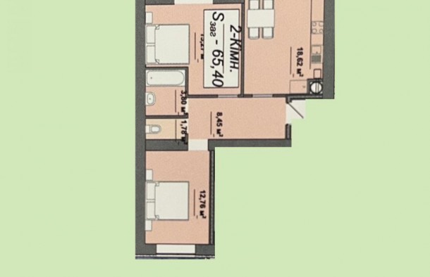 Продаж двосторонньої двокімнатної в ЖК Каскад Ярко, фото 1