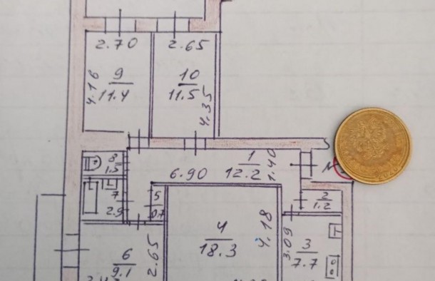Продаж 4х кімнт. кв.по бульвару Гвардійському., фото 12
