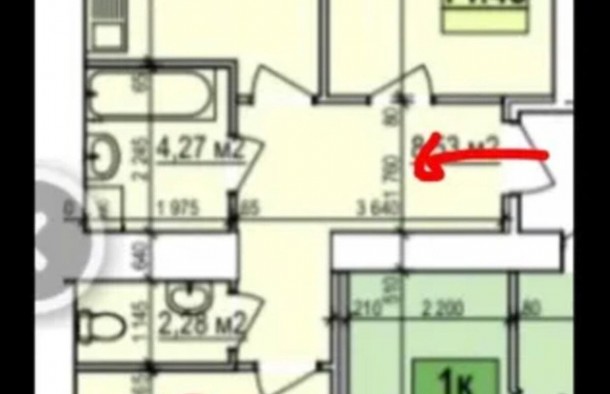 Продажа 2к квартиры 72 кв. м  на ул. Ляли Ратушной 23  ID 34018712, фото 4