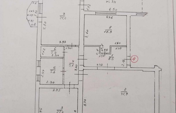 Продаж 3х кімнатної 134 м2 квартири в коломиї, фото 21