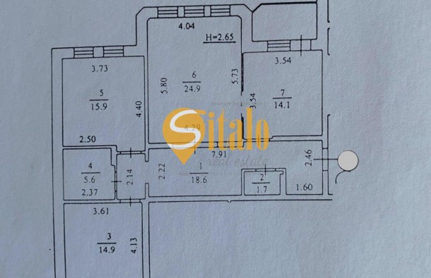 БЕЗ КОМІСІЇ Прт Леся Курбаса  Роздільні кімнати, двостороння, низький поверх  Швидкісний трамвай, фото 20