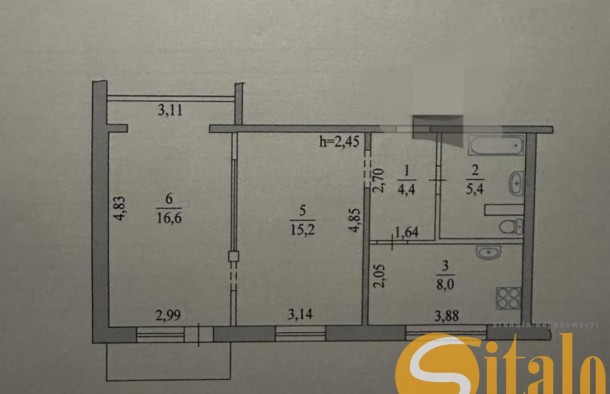 Продаж 2х кімнт. квартири Олександрівський рн, вул. Запорізька., фото 16