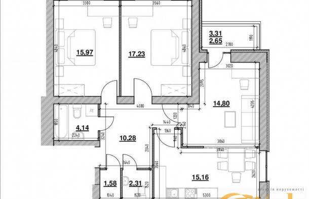 продаж 3 кімнатної квартири в ЖК Компаньйон, фото 9