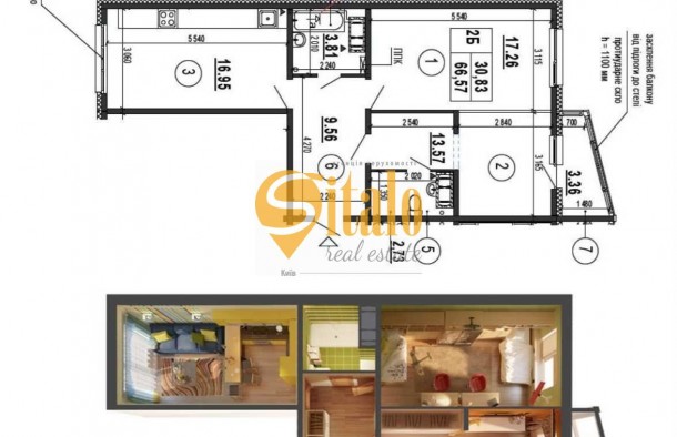 2кімнатна квартира у ЖК Патріотика., фото 6