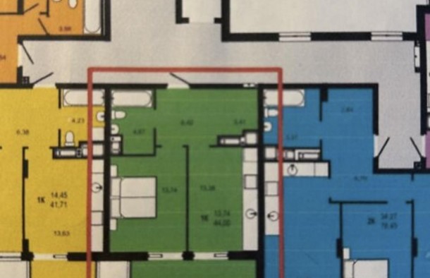 Продаж 1 кімнатної квартири в новобудові, вулиця Роксоляни, Левандівка. Львів, фото 9