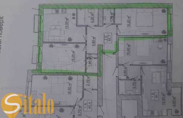 Продаж 2 кім квартири в новобудовіЦентр, фото 4