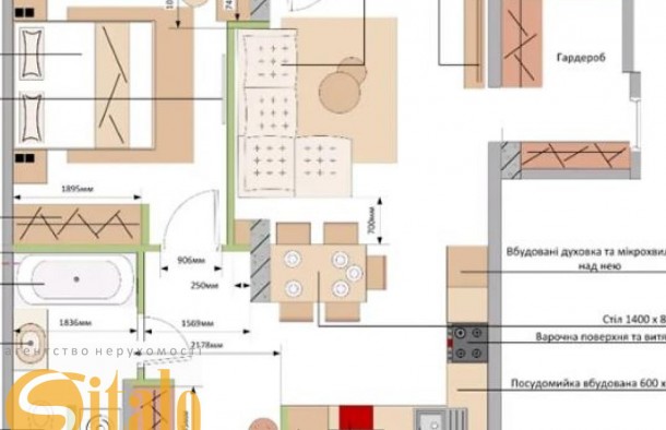 Продаж 1 кім квартири в новобудові біля озера, фото 23