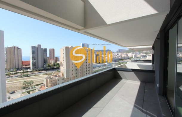 Квартира з панорамним видом на місто та море біля пляжу АренальБоль, Кальпе, фото 3