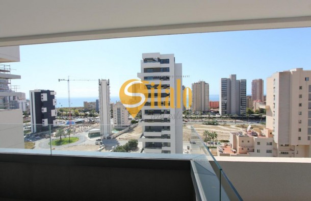 Квартира з панорамним видом на місто та море біля пляжу АренальБоль, Кальпе, фото 16