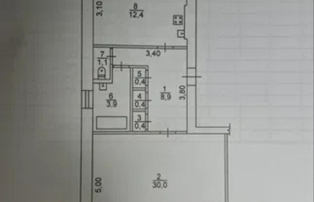 Продається 1к квартира 57 кв.м знаменитому будинкувежі на пр.Металургів, фото 19