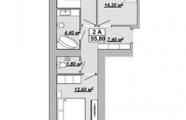 Продаж 2 кімнатної квартири, фото 14