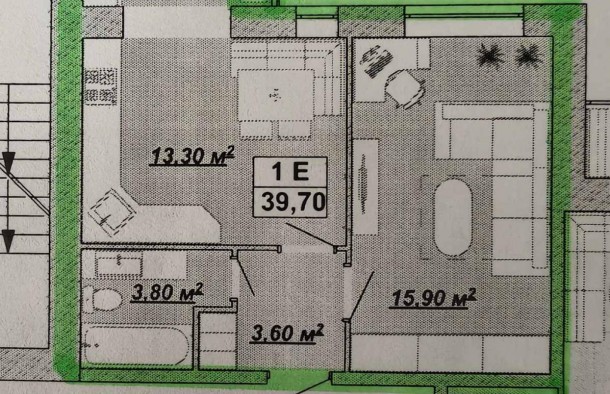 Продаж 1 квартира ЖК Княгинин., фото 2