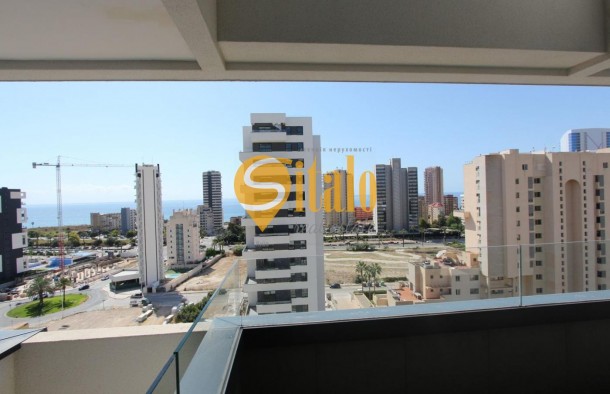 Квартира з панорамним видом на місто та море біля пляжу АренальБоль, Кальпе, фото 2